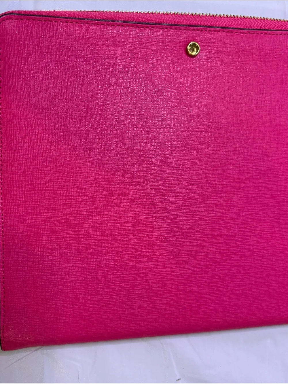 COACH Hot Pink Ziparound Tablet Folio